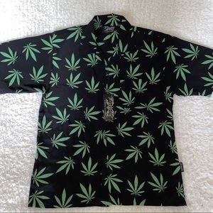 RARE Dragonfly Maryjane Leaf Button Front